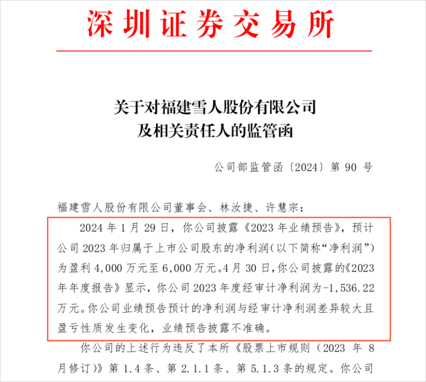雪人股份收“罚单”-第3张图片