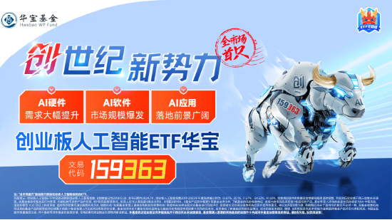 算力硬件股爆发！创业板人工智能ETF华宝（159363）放量飙涨超3%！最新消息：Blackwell已全面投入生产-第3张图片