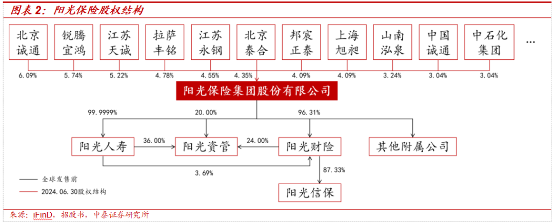 保险深度丨阳光保险首次覆盖深度报告：综合性民营保险集团，保险及投资业务兼具成长及特色【中泰非银·蒋峤/戴志锋】-第7张图片