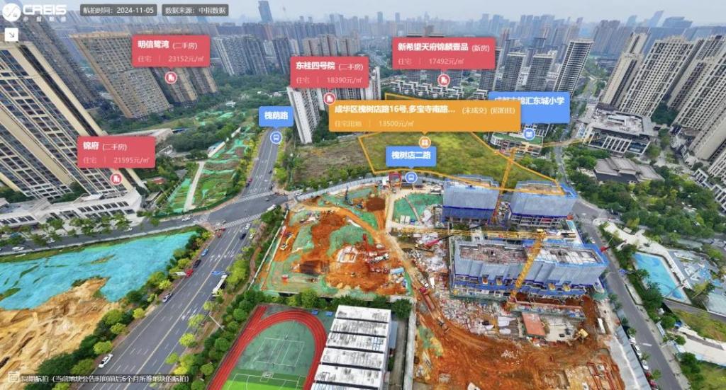 成都2025年首场土拍：吸引多家民企国企，两地块收金19.61亿元，最高溢价超51%-第1张图片