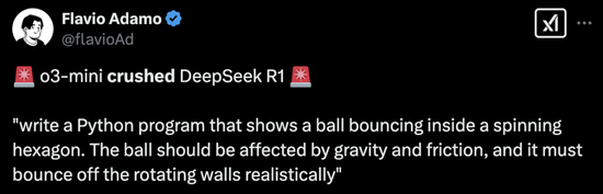 o3-mini物理推理粉碎DeepSeek R1，OpenAI王者归来！全网最全实测来袭-第2张图片