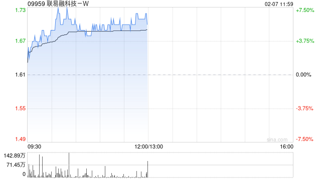 联易融科技-W早盘涨近6% 宣布接入DeepSeek大模型-第1张图片